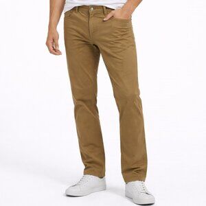 $85 Vans Mens Tan Chino Pants 34×28 Casual Khaki Straight Skatewear Y2K 90s
